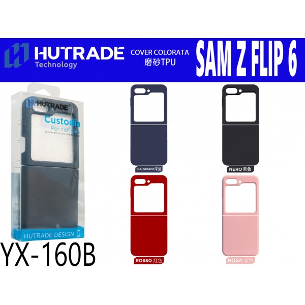 COVER COLORATA CON GANCIO Z FLIP 6