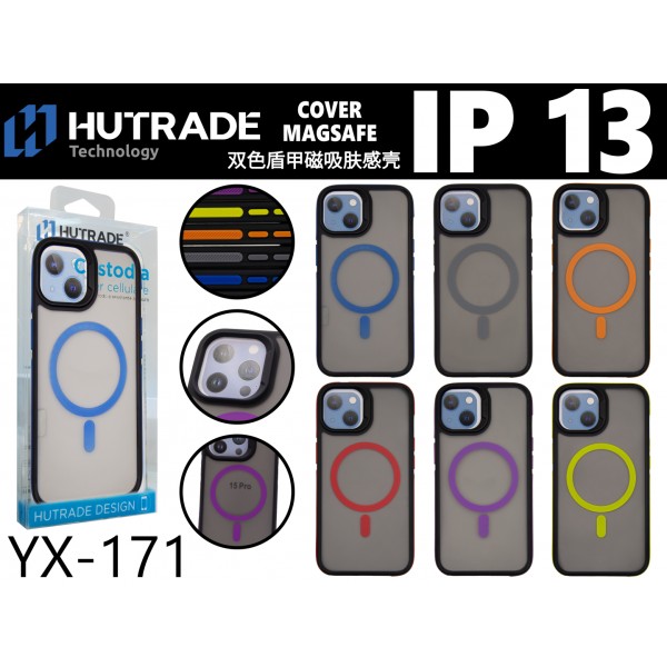 COVER OPACA CON MAGSAFE COLORATA IP13