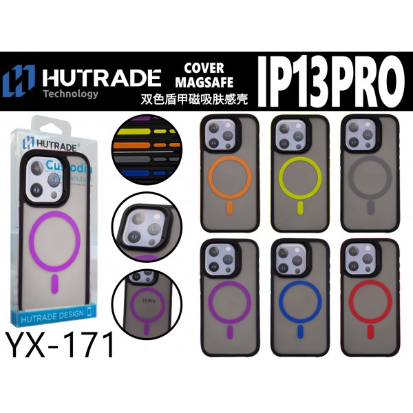 COVER OPACA CON MAGSAFE COLORATA IP13PRO
