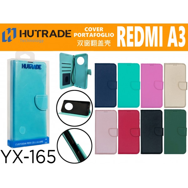 COVER A LIBRO PORTADOCUMENTI CON LACCIO REDMI A3 2024