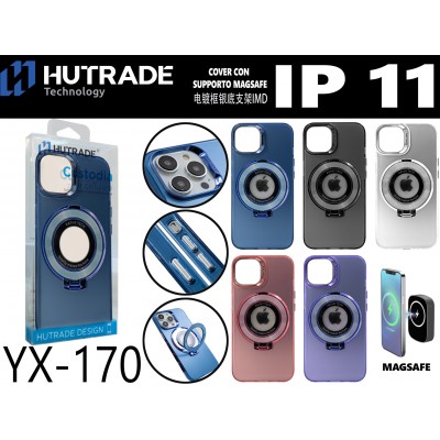 COVER COLORATA A MAGSAFE CON STAND IP11 HUTRADE