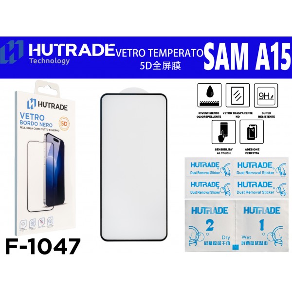 F-1047 PELLICOLA DI VETRO 5D SAM A15
