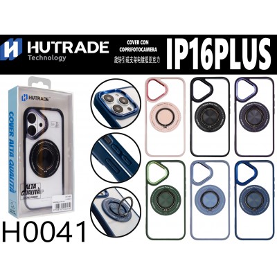 H0041 COVER BORDO COLORATO A MAGSAFE CON ANELLO IP16 PLUS H0041 COVER BORDO COLORATO A MAGSAFE CON ANELLO IP16 PLUS