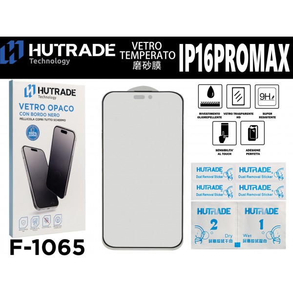 PELLICOLA DI VETRO OPACA IP16 PRO MAX