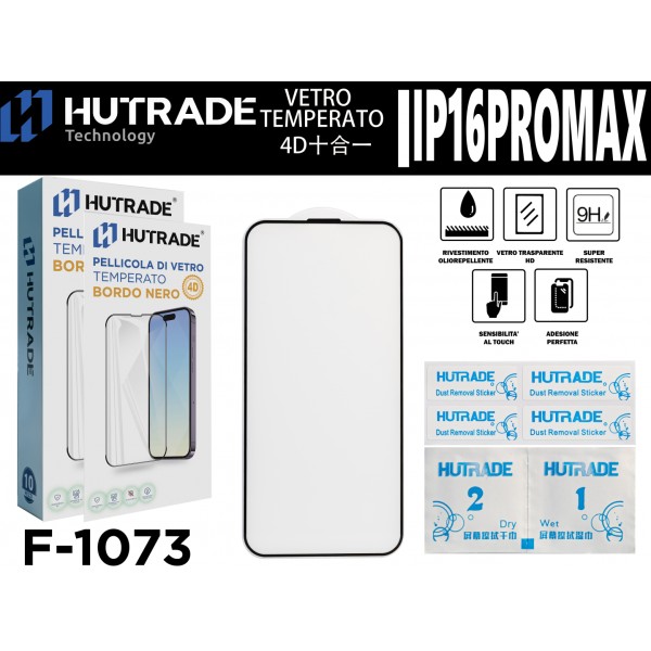 PELLICOLA DI VETRO 4D 10 IN 1 IP16 PRO MAX HUTRADE