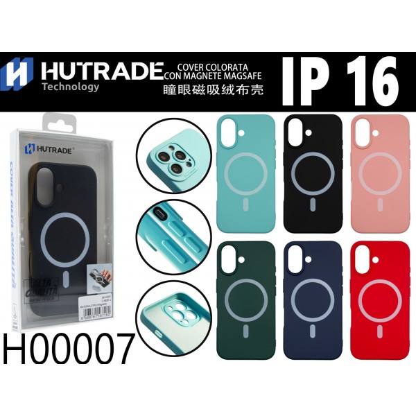 COVER COLORATA MAGSAFE IP16 HUTRADE