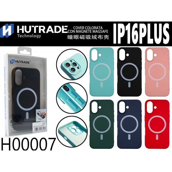 COVER COLORATA MAGSAFE IP16 PLUS HUTRADE