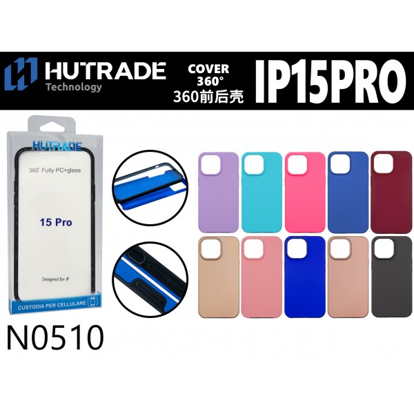 COVER CELLULARE 360  IP15 PRO  HUTRADE