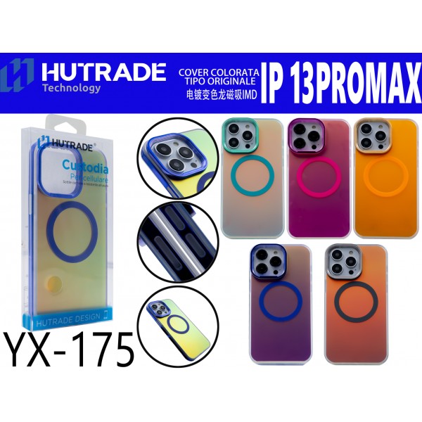 COVER COLORATA LUCIDA MAGSAFE IP13 PRO MAX  HUTRADE