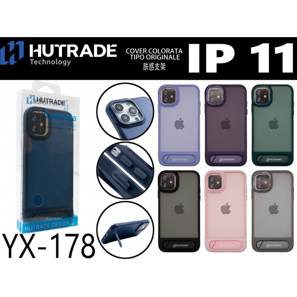 COVER COLORATA OPACA CON STAND IP11 HUTRADE