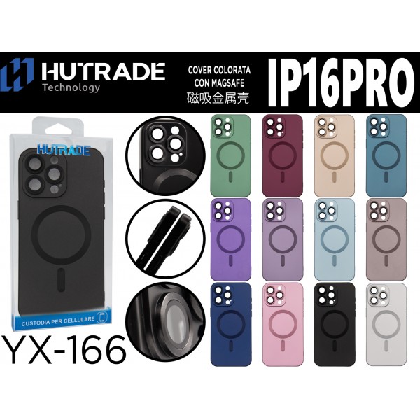 COVER MAGSAFE COLORATO IP16 PRO HUTRADE