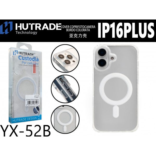 YX-52B COVER TRASPARENTE MAGSAFE IP16 PLUS