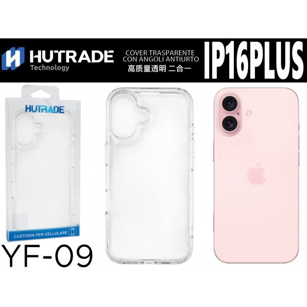COVER TRASPARENTE IP16 PLUS HUTRADE