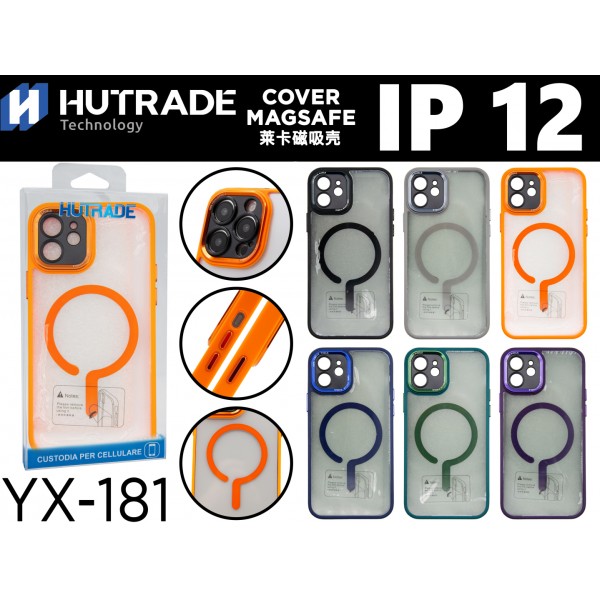 COVER BORDO COLORATA A MAGSAFE IP12 HUTRADE