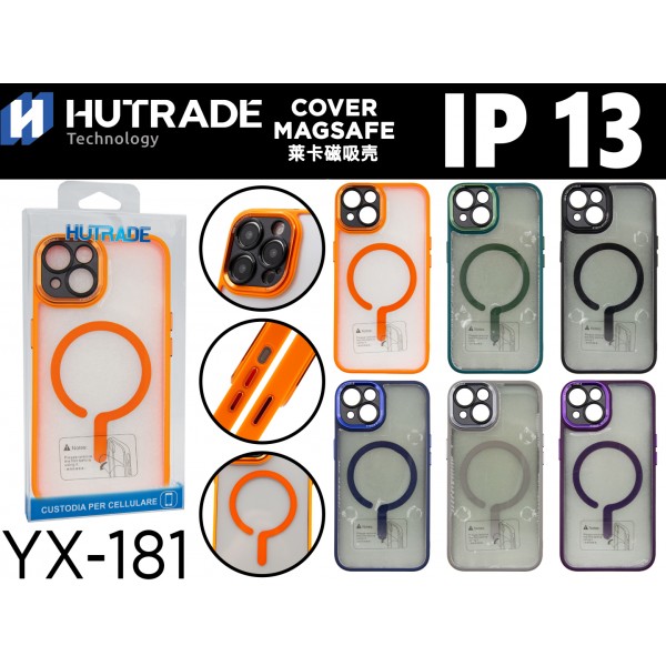 COVER BORDO COLORATA A MAGSAFE IP13 HUTRADE