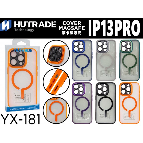 COVER BORDO COLORATA A MAGSAFE IP13 PRO HUTRADE
