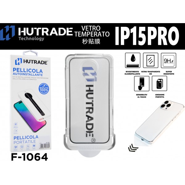 PELLICOLA DI VETRO IP15 PRO HUTRADE