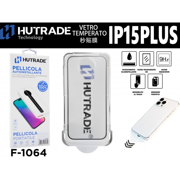 PELLICOLA DI VETRO IP15PLUS/16 PLUS  HUTRADE