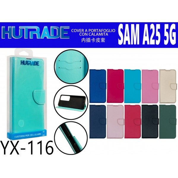 COVER A LIBRO PORTAFOGLIO A25 5G HUTRADE