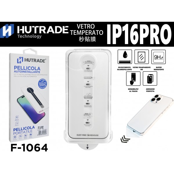 PELLICOLA DI VETRO IP16PRO HUTRADE