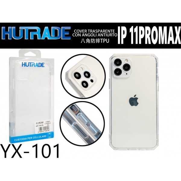 COVER TRASPARENTI CON ANGOLI ANTIURTO IP11PROMAX