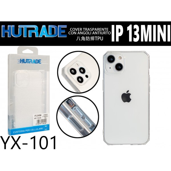 COVER TRASPARENTI CON ANGOLI ANTIURTO IP13MINI