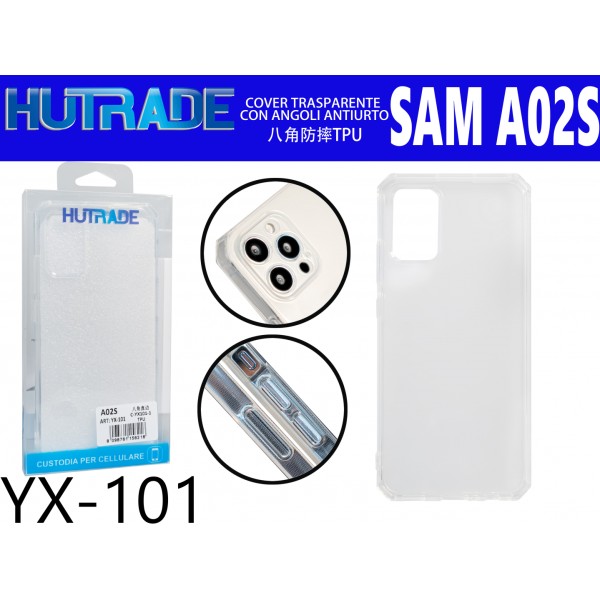 COVER TRASPARENTI CON ANGOLI ANTIURTO A02S